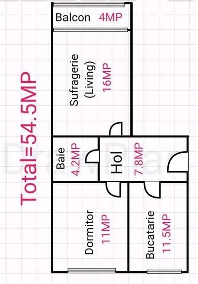 Apartament cu 2 camere, Craiter, Brașov - 1