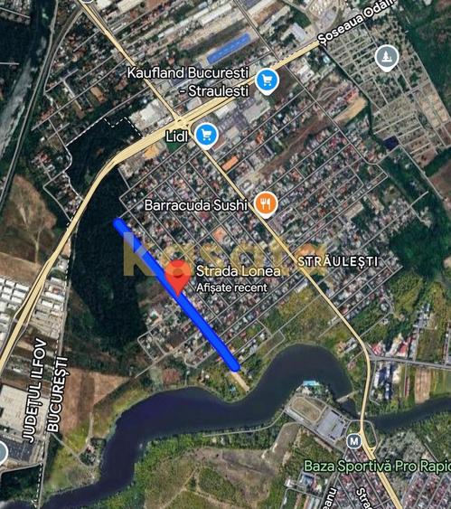 Teren agricol intravilan de 1472 mp, în Străulești