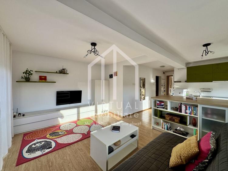 Apartament cu 2 camere, 43mp utili + balcon, mobilat, orientare sudica - 1