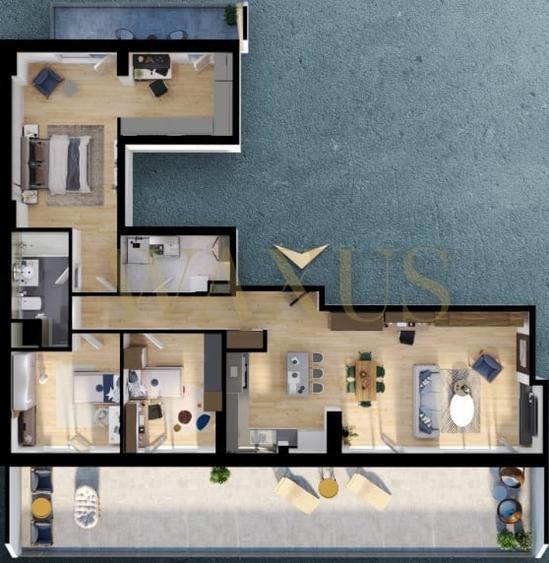 Penthouse exclusivist - 4 camere I 184mp I Terasa I Panorama - Marasti - 1