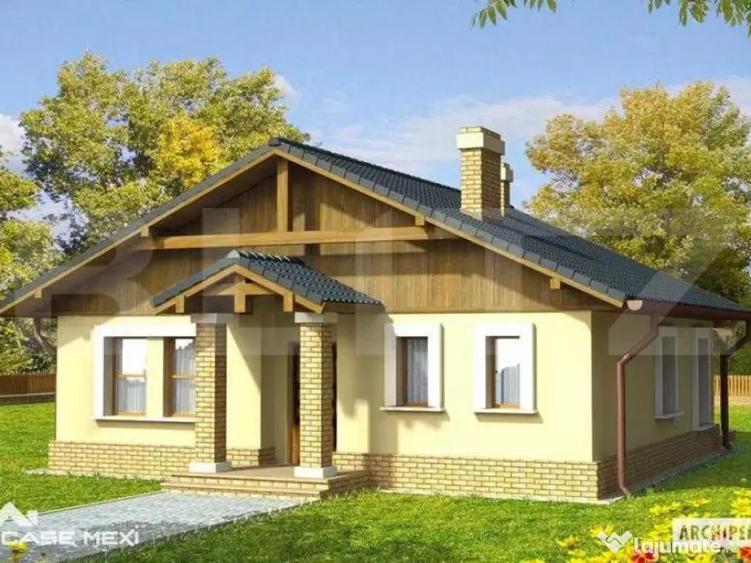 Casa in stadiu de proiect-100mp- teren 550mp- Vacaresti - 1