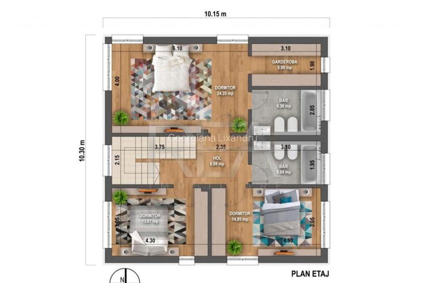 Vila 4 Camere + 2 Locuri de Parcare Corbeanca