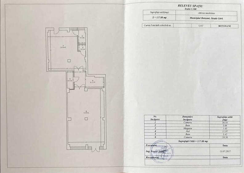 Spațiu comercial, de 118 mp, în Central