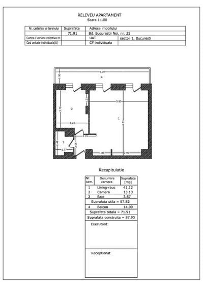 Marmura Residence, apartament nou cu terasa, 72mp, M Jiului - Kaufland Buc Noi - 14