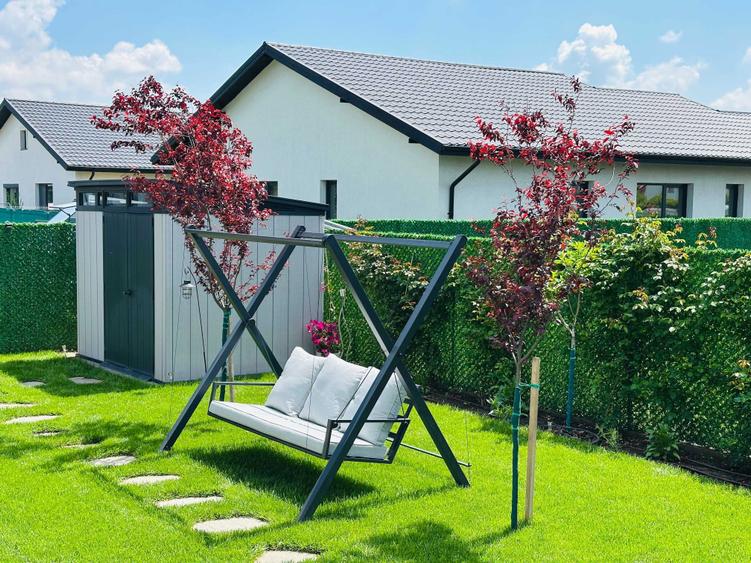 Casa individuala parter , Balotesti, 4 camere, teren 450 mp - 4