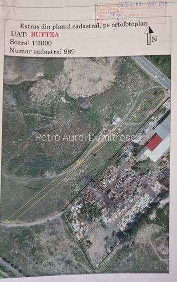 Teren extins în Buftea, 1,25 Ha , Oportunitate pentru investitori!