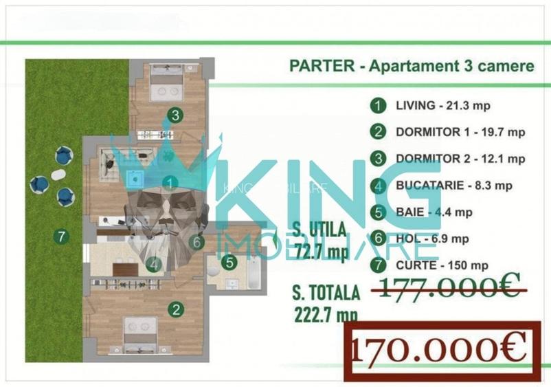 Apartament cu 3 camere decomandat în Andronache Apartament cu 3 camere decomandat în Andronache