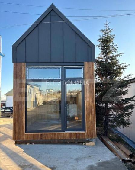 Casa modulara la cheie, 24 mp utili(construita din panouri S Casa modulara la cheie, 24 mp utili(construita din panouri S