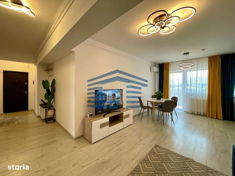 Apartament cu 3 camere decomandat în Noua