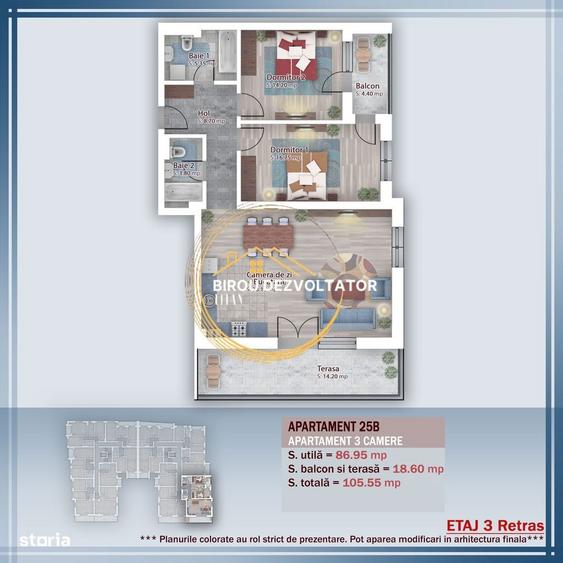 Decomandat Mare Modern Titan Pallady Finisaje premium Comison 0% - 4