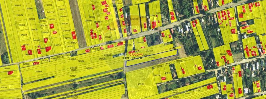 Teren 2,332mp Craiova / Strada Gradinari - 1