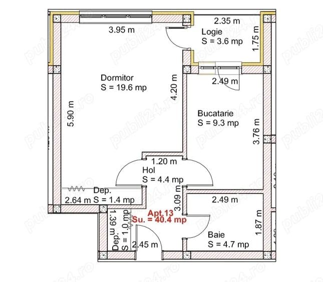 Vand apartament 2 camere FINISAT LA CHEIE | Direct de la dezvoltator (fara comision) | Selimbar - 1