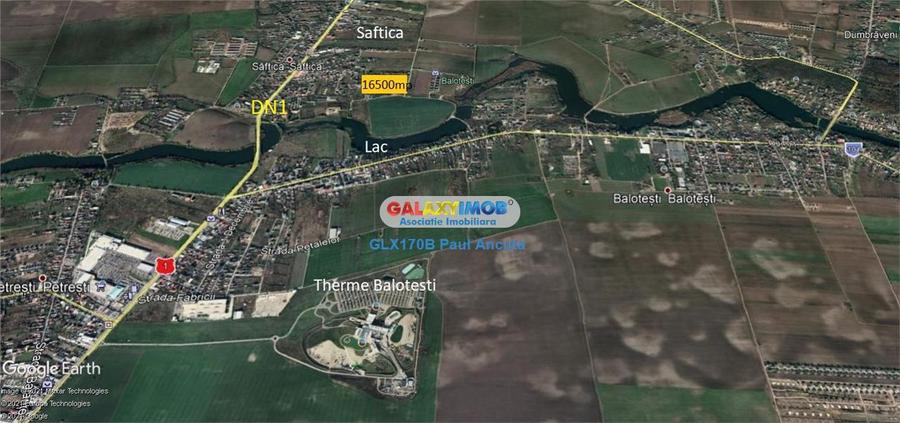 Teren Balotesti Saftica str Morarilor  11500 mp canalizare - 3