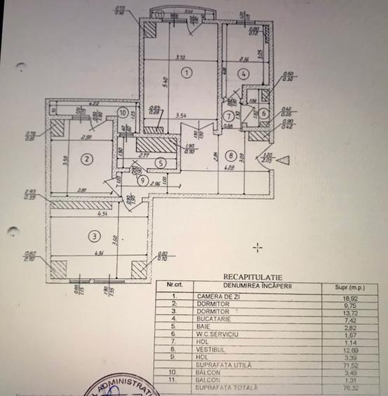 Apartament 3 camere – Bulevardul Unirii, lângă Piața Alba Iulia - 3