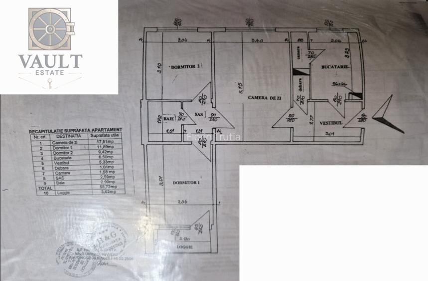 Apartament 3 camere - Centrala Proprie - Ozana