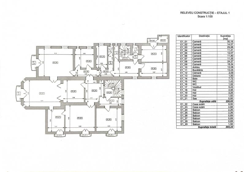 Vila Ion Voicu de vanzare - partial - etaj 1 si mansarda - Parcul Ioanid - 3