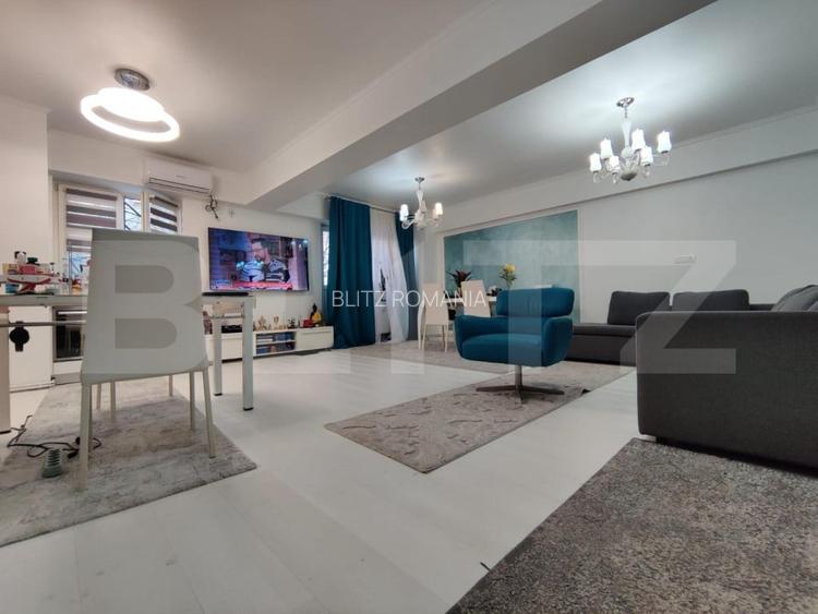 Apartament 3 camere, decomandat, 88 mp total, zona Piata Mare