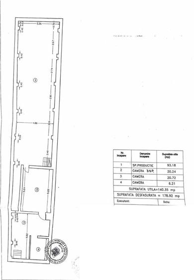 Spațiu comercial, de 140 mp, în Centrul Istoric