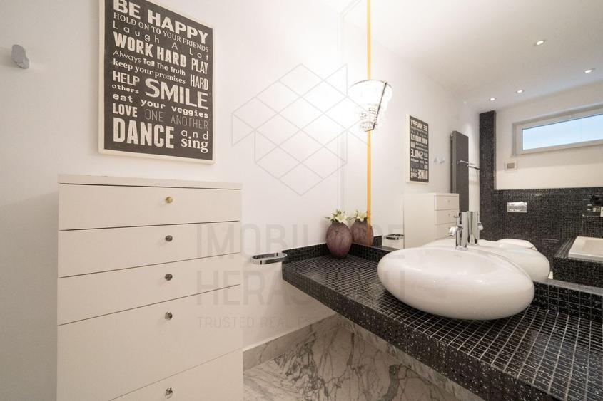Apartament cu 5 camere decomandat, mobilat în Herăstrău