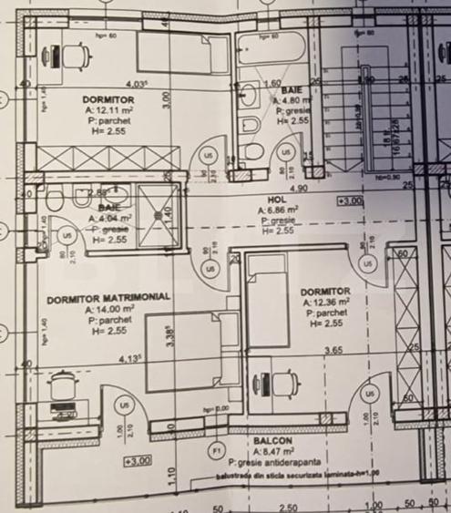 Duplex cu 4 camere cu Canalizare în Iris