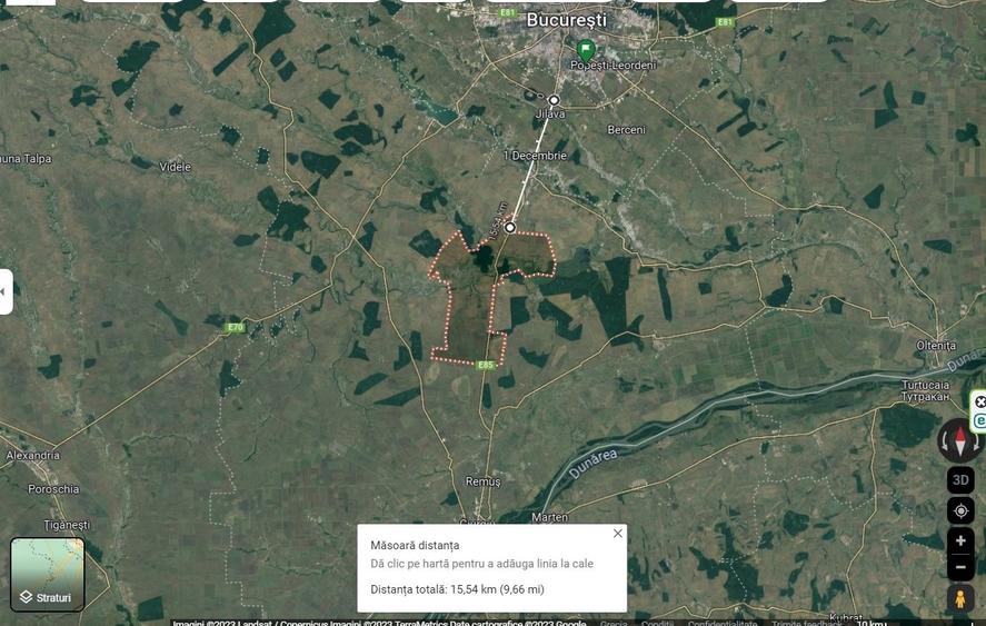 Teren Construcții intravilan de 400000 mp, în Călugăreni