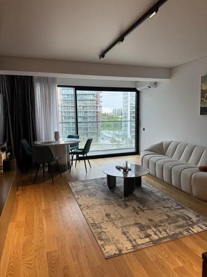 Apartament cu 2 camere semidecomandat, mobilat în Pipera