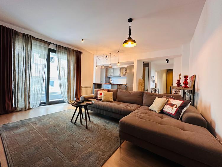 Herastrau || 2 camere mobilat bloc nou - 4