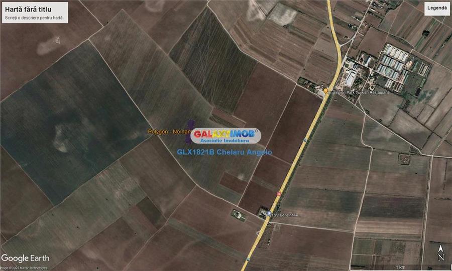 Adunatii Copaceni teren intravilan  14700 mp,deschidere 62m - 4