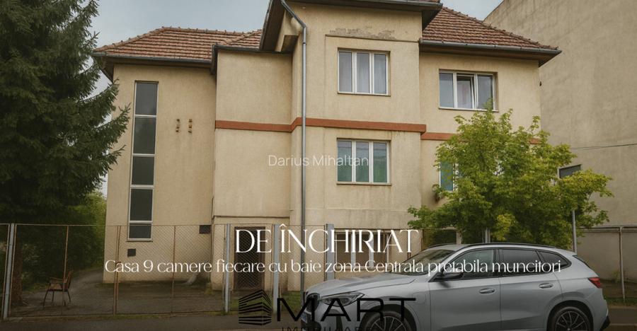 Casa cu 9 camere fiecare cu baie proprie