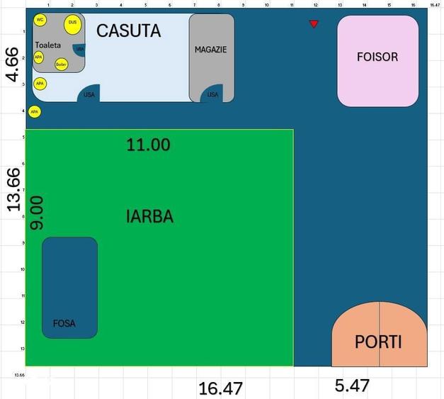 Teren cu casuta si foisor de vanzare Harman, Brasov - 1