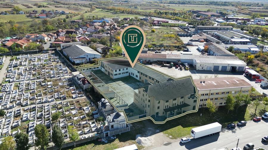 Proprietate multifunctionala - teren generos, cladire si hala in Lugoj - 1