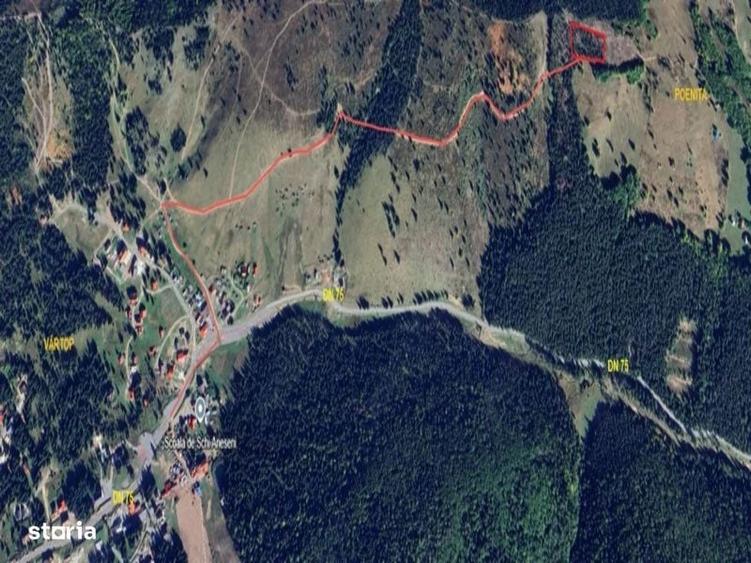 Vand teren extravilan - 5.000 mp - 2 km de statiunea Vartop - 2