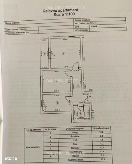Apartament 2 camere decomandat,mobilat/utilat Cristian - 3