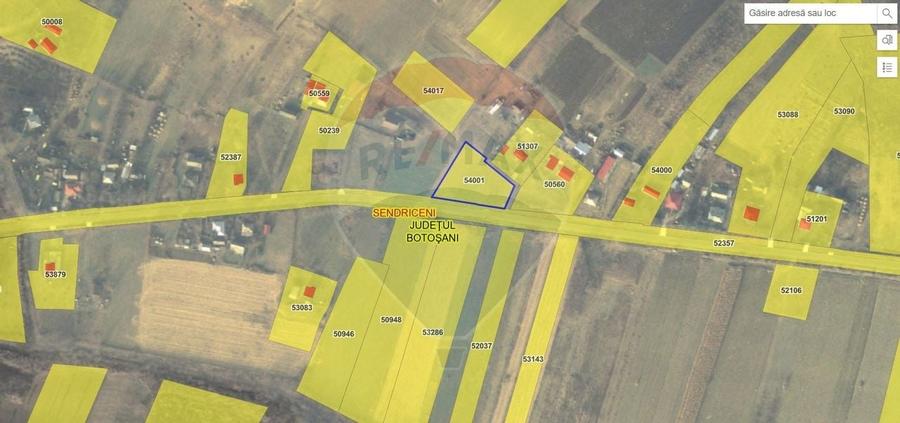 Teren intravilan 2,036mp Padureni-Sendriceni, Botosani - 3