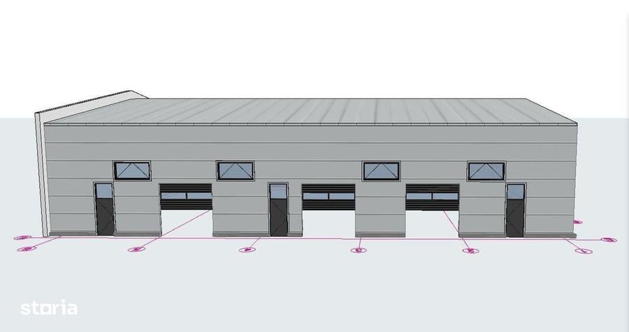 Hala noua, 566 mp de inchiriat in Micalaca - 2