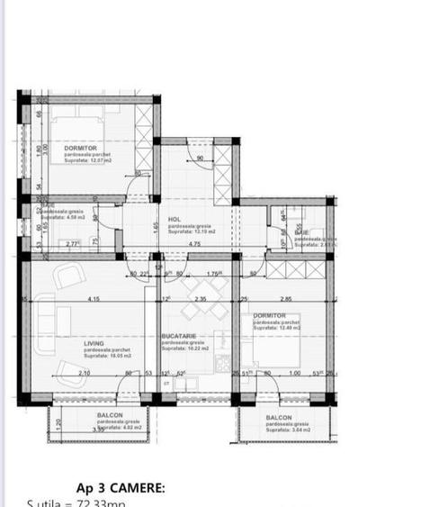 COMISION 0% Apartament 3 camere nou- Subcetate Green Residence. - 4