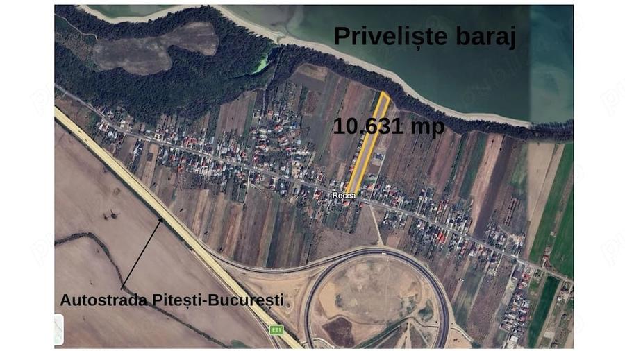 Teren de 10631 mp, în Recea