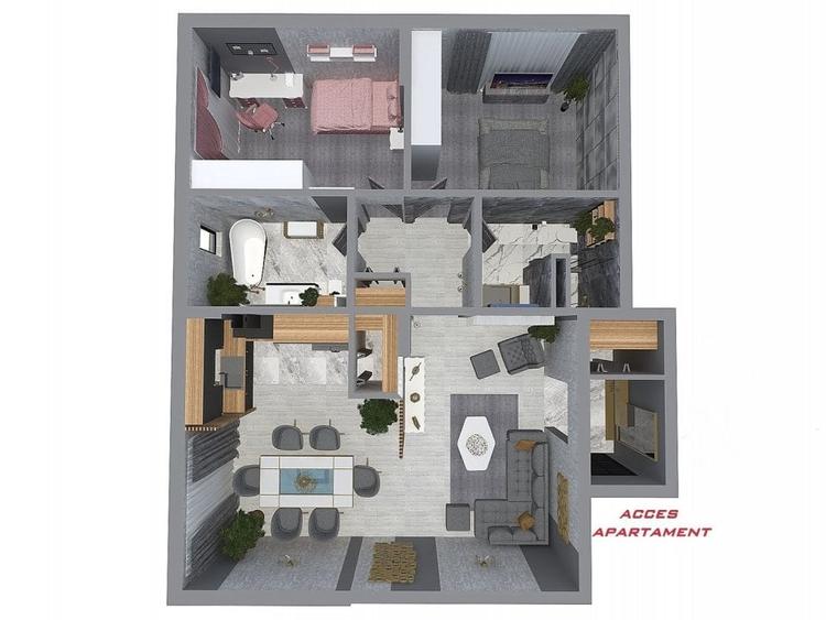 Apartamente cu 3 camere in Complexul Rezidential Brubus - Santandrei - 1