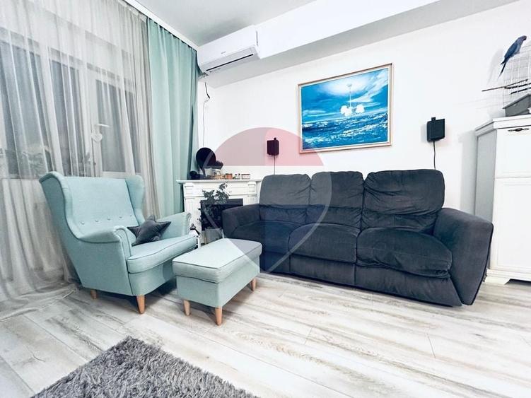 Apartament cu 2 camere semidecomandat, mobilat în Chiajna