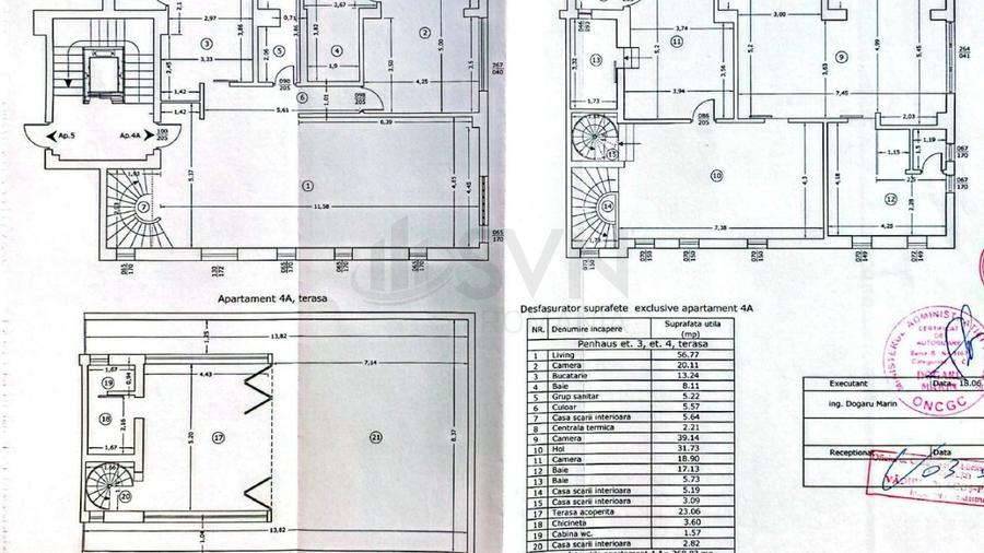 Apartament cu 6 camere semidecomandat în Dorobanți