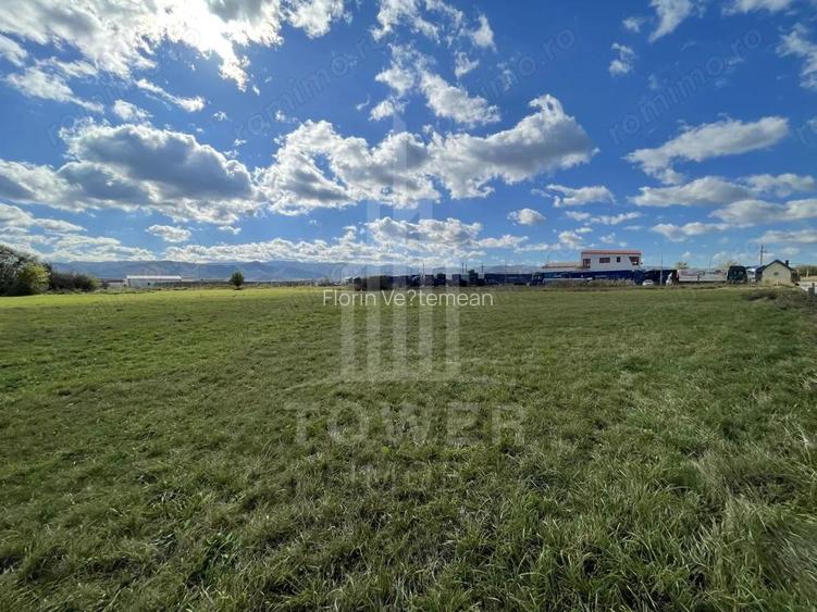 Teren industrial de vanzare in Cristian 6.000 mp, deschidere la drum asfaltat