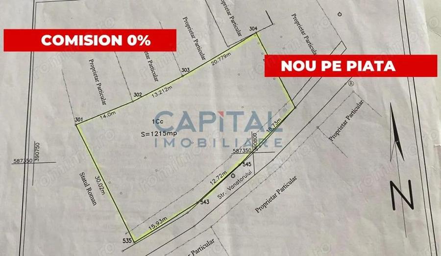 Comision 0% Teren Cluj Front 50 mp - 1