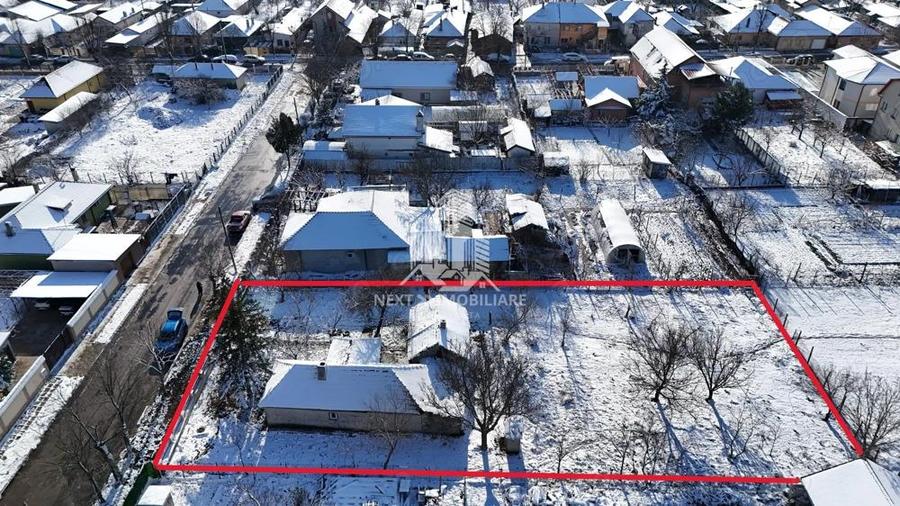 Teren 1.183 mp cu casa batraneasca, deschidere 22,37 ml - 2