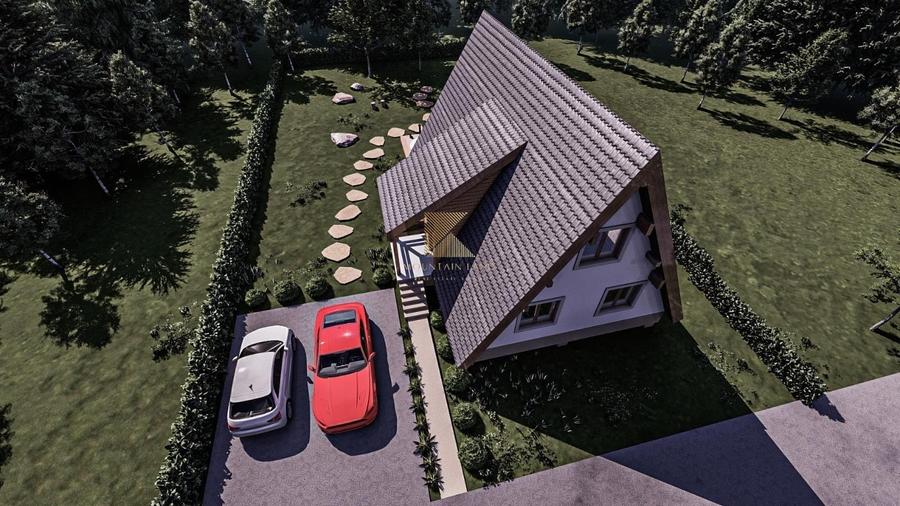 Casa noua in faza de proiect | A-frame | ideala investitie | Rasnov - 5