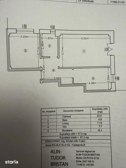 Proprietar vand Apartament 2 cam. 58mp + 21mp Terasa + 40 mp gradina - 3