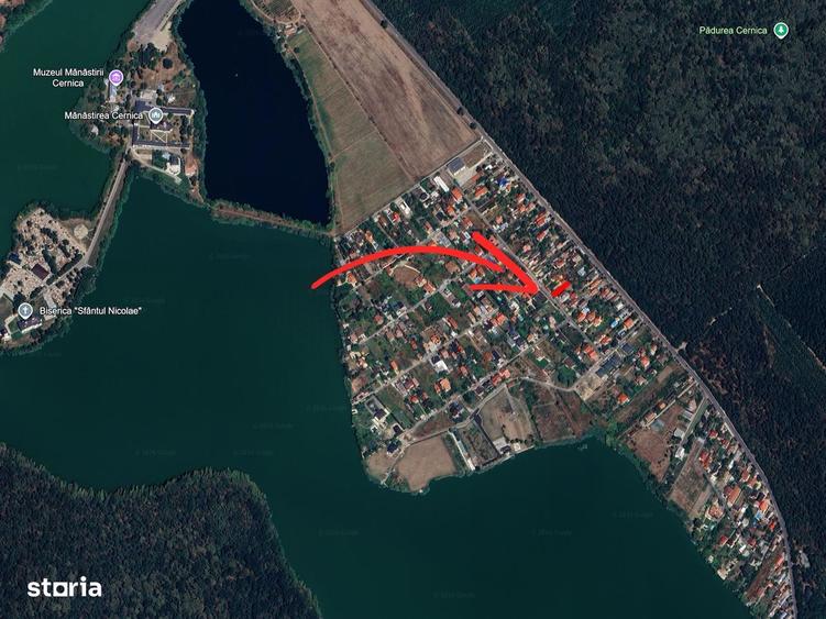 Teren de vanzare Cernica Ilfov 500 mp intravilanproprietar, utilitati - 2