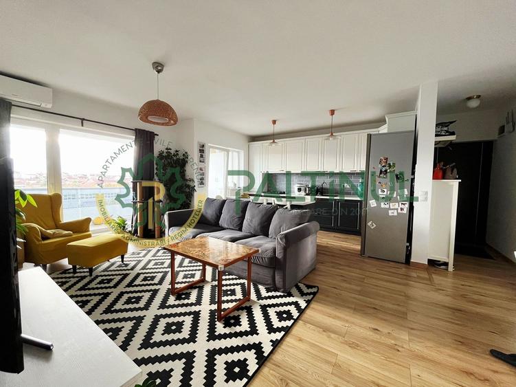 Apartament 3 camere de vânzare – etaj 3, mobilat, terasă cu priveliște – Cartier - 6