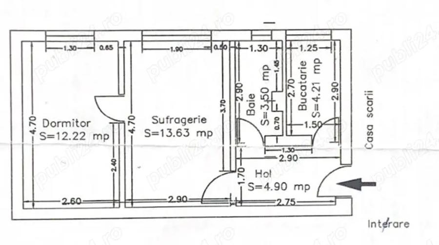 62.000 euro- Apartament 2 camere, Constanta- zona km 4-5 - 1