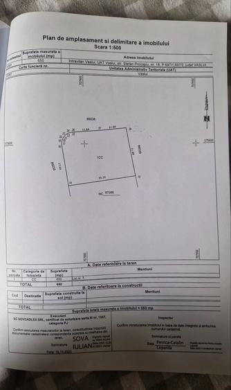 Teren intravilan,650mp,zona Stefan Procopiu(cartier Grivita Ap) - 1