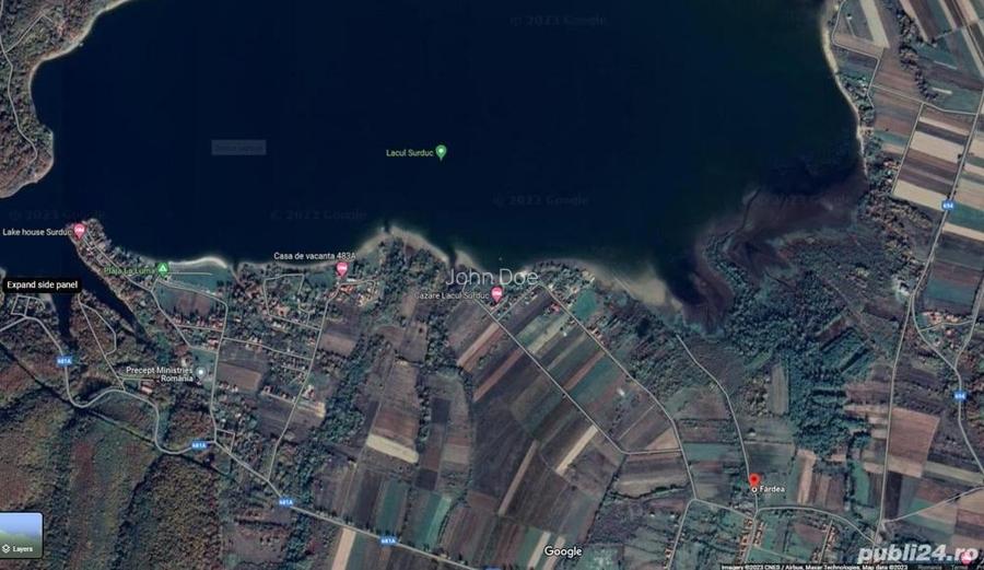 Teren de vanzare intravilan Com Fardea Jud Timis - Langa lacul Surduc